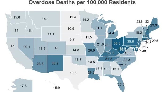 2022 Overdose Stats in Nevada