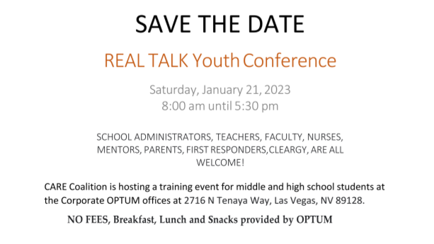 UPCOMING EVENT: REAL TALK YOUTH CONFERENCE